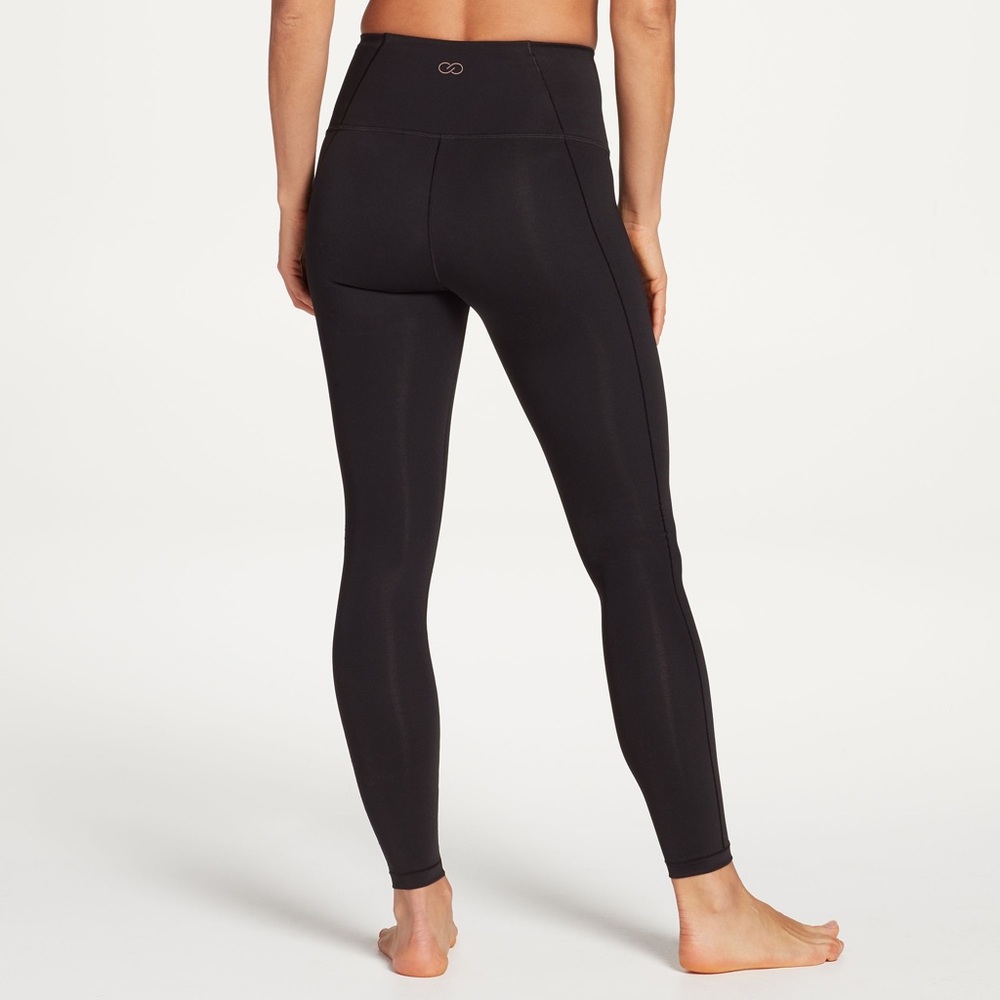 Calia Womens Power Sculpt High Rise Body Smoothing Leggings Black Size S